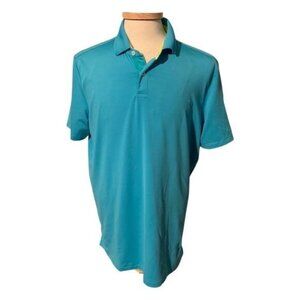 Ralph Lauren RLX Large Blue Polo Golf Shirt Short Sleeve